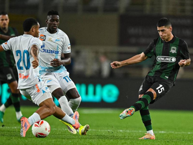 «Краснодар» разгромил «Зенит» в матче Зимнего Кубка РПЛ в Абу-Даби и вышел на первое место