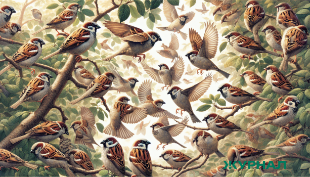 Всероссийская перепись воробьев пройдет с 7 по 15 февраля в России